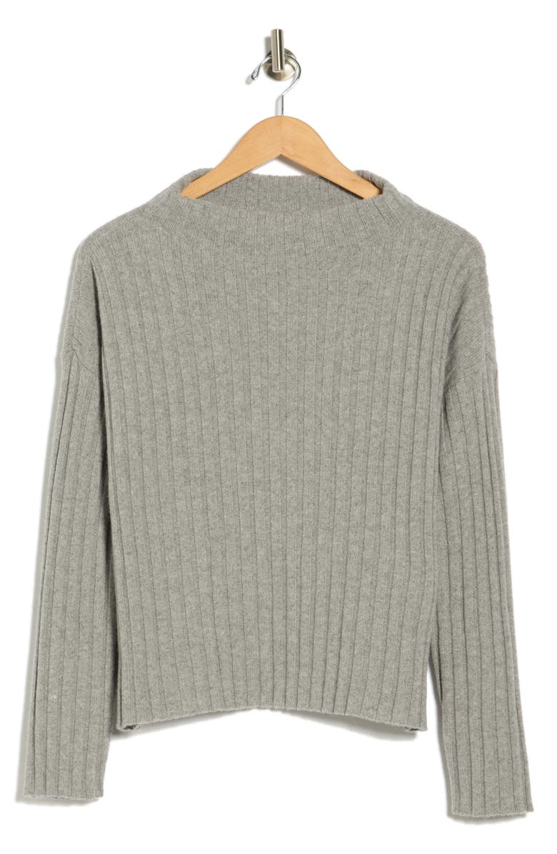 Eileen Fisher Funnel Neck Wool & Cashmere Sweater, Alternate, color, 