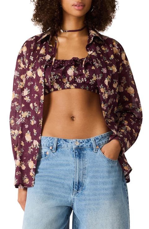 Bennete Printed Voile Shirt