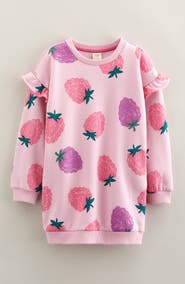 Tucker + Tate Kids' Print Cotton Sweatshirt Dress