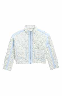 Kids' Quilted Floral Jacket