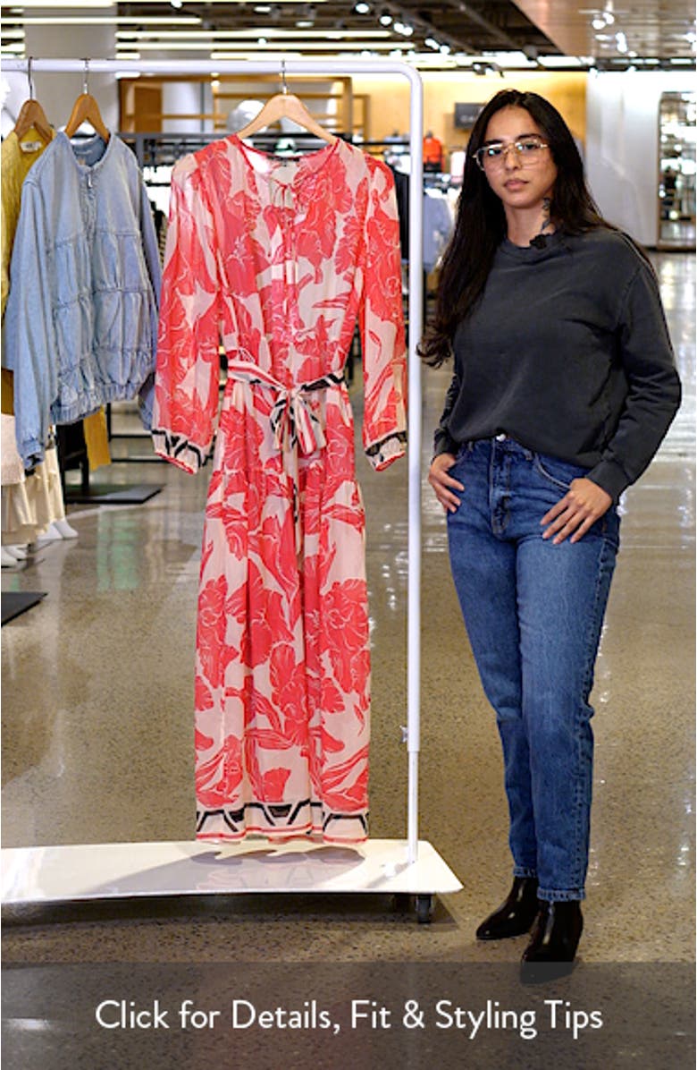 Las Dalias Ditsy Wrap Dress, sales video thumbnail