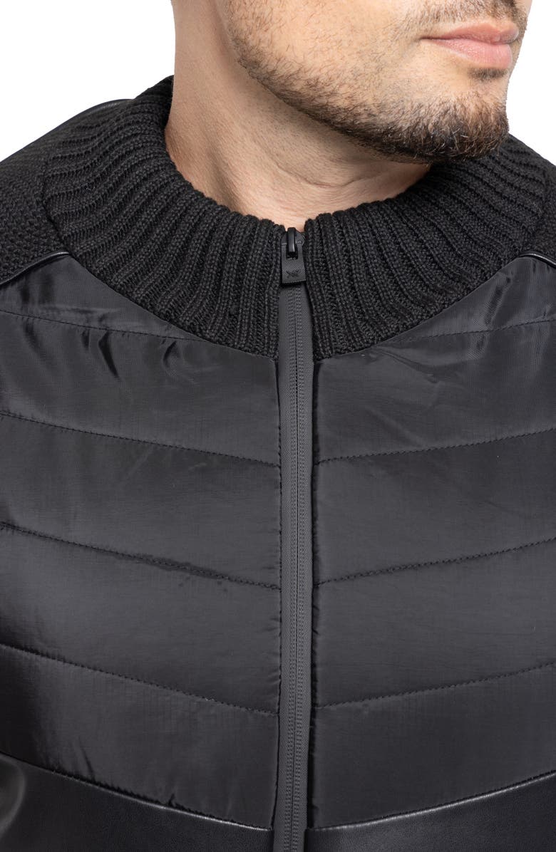 XRAY X-RAY Lightly Insulated Full Zip Jacket, Alternate, color, Black/ Black