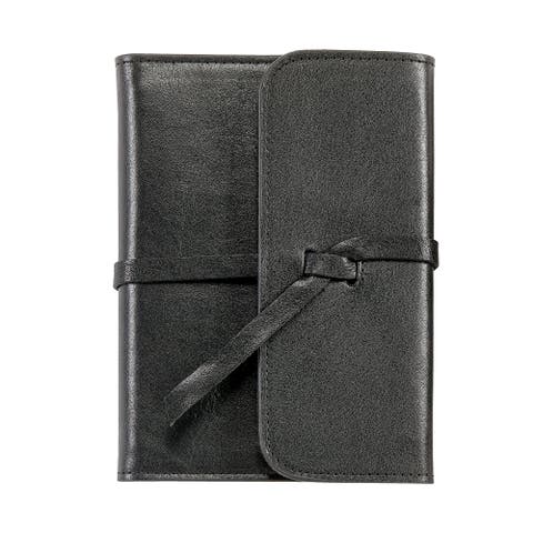 7" Leather Wrapped Refillable Journal