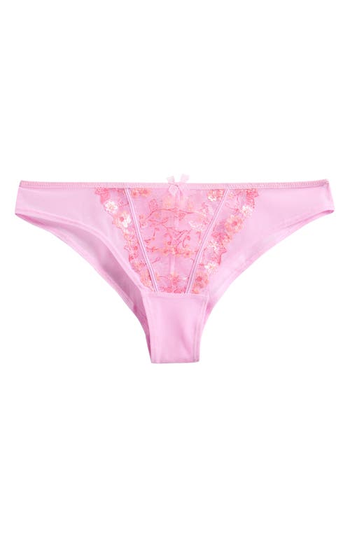 Hunkemoller Hunkemöller Lillia Embroidered Mesh Brazilian Panties