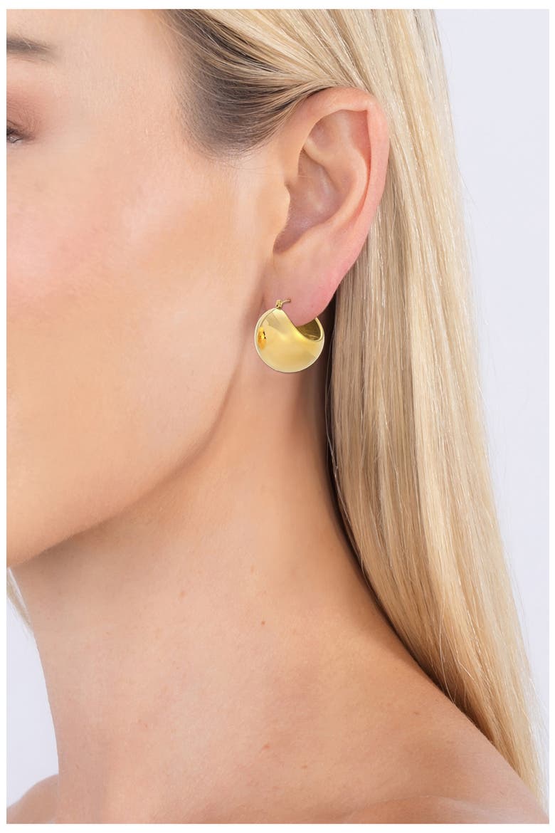 Lola Hoop Earrings, Alternate, color, GOLD