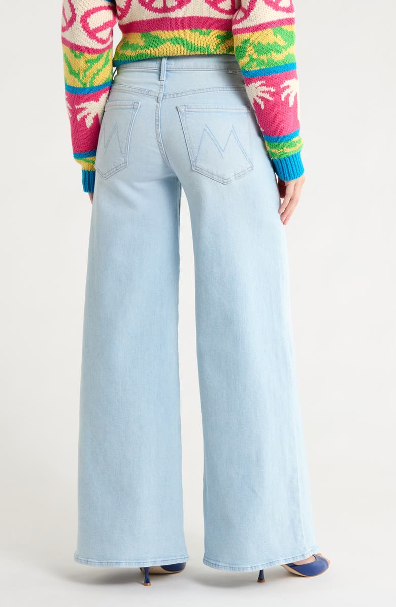MOTHER The Swisher Sneak Wide Leg Jeans, Alternate, color,