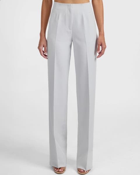 Della Straight Leg Pants in Soft Boucle