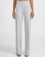 Santorelli Della Straight Leg Pants in Soft Boucle