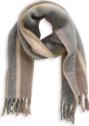 rag & bone Siobhan Alpaca & Wool Blend Scarf