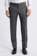 Zanella Parker Platinum Super 130's Gabardine Dress Pants