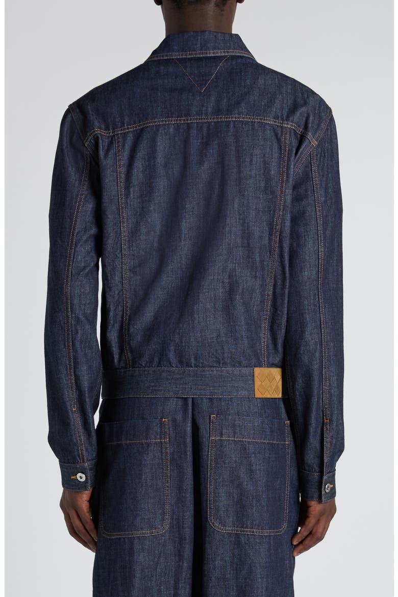 Indigo Wash Denim Trucker Jacket, Alternate, color, 4245 INDIGO