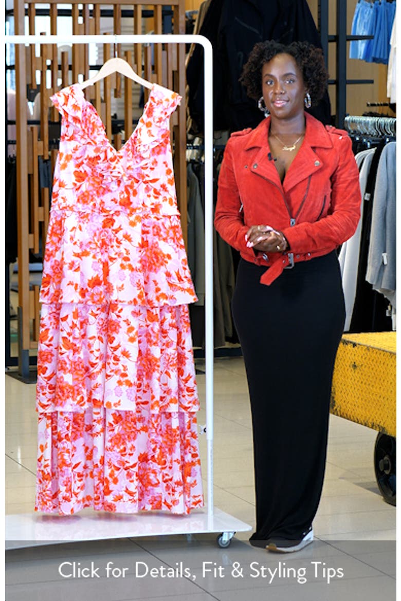 Ruffle Tiered Sleeveless Maxi Dress video