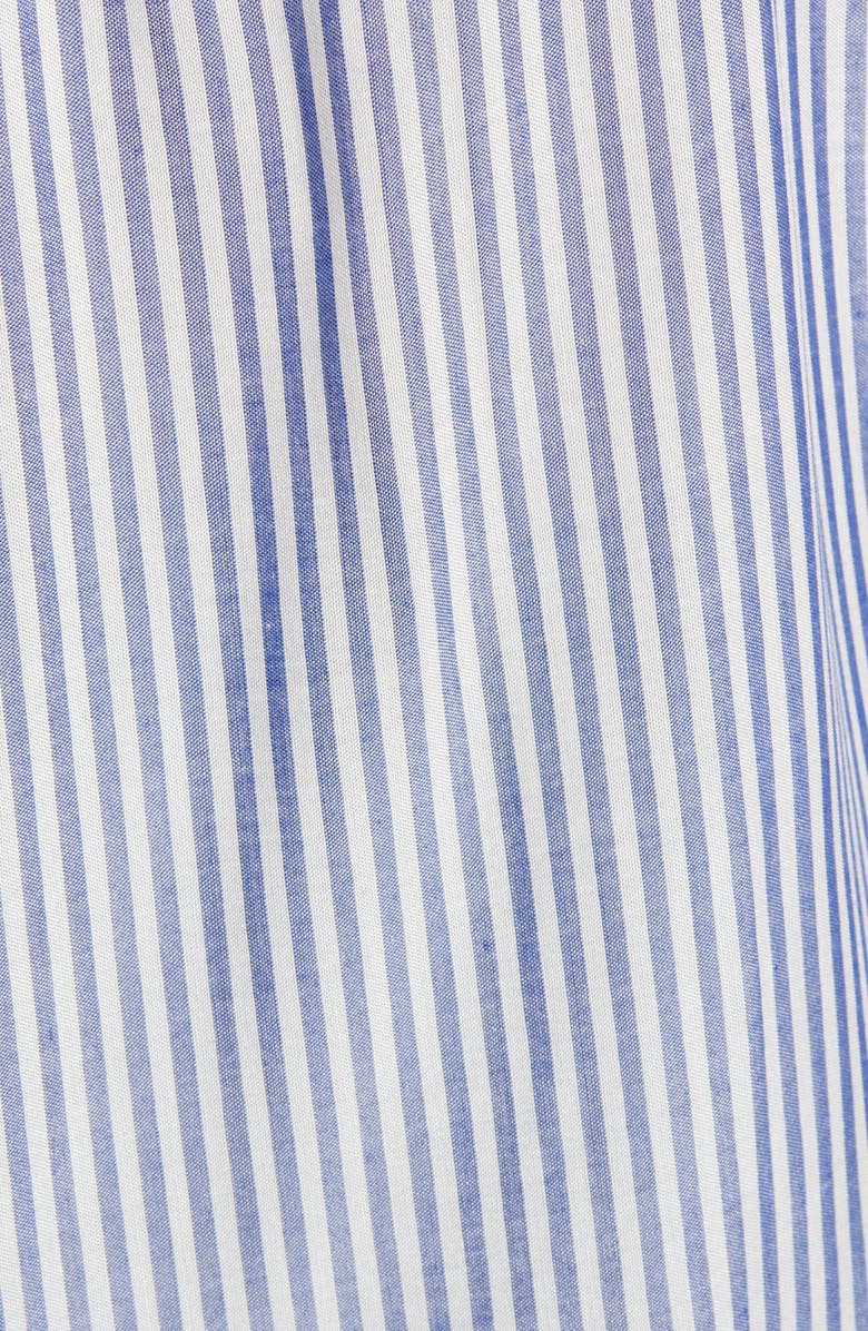 GIBSONLOOK Gibson x International Women's Day Living in Yellow Ruffle Trim Front Button Sleeveless Top, Alternate, color,