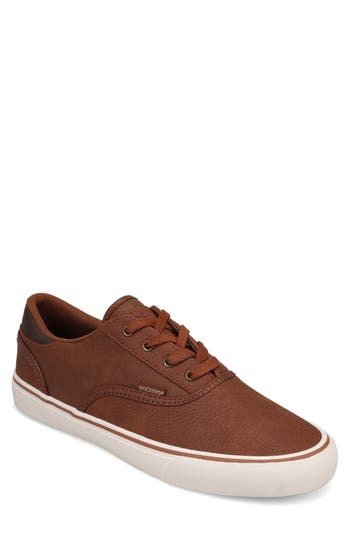 Dockers Mens Estes Wax Casual Sneaker In Brown