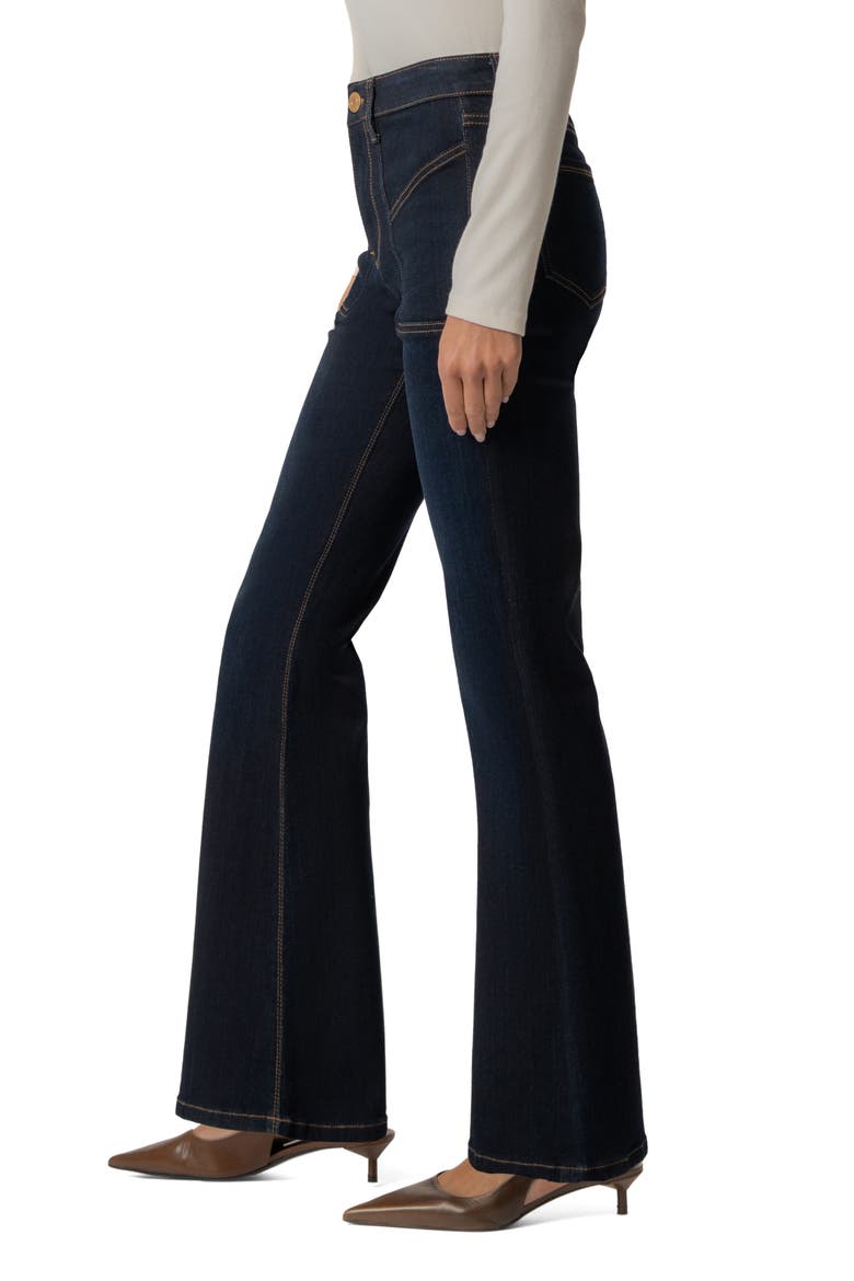 Stella High Waist Fab Ab Flare Jeans, Alternate, color, WIND