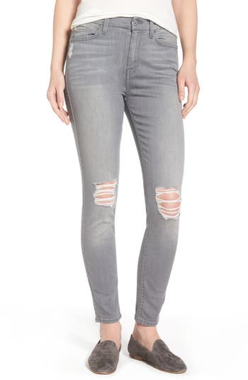 7 For All Mankind ® B(air) High Waist Ankle Skinny Jeans