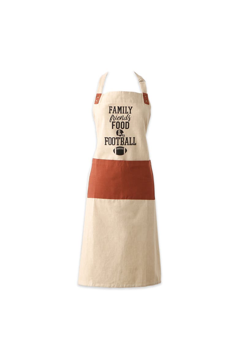 Football Print Chef Apron, Main, color, Football
