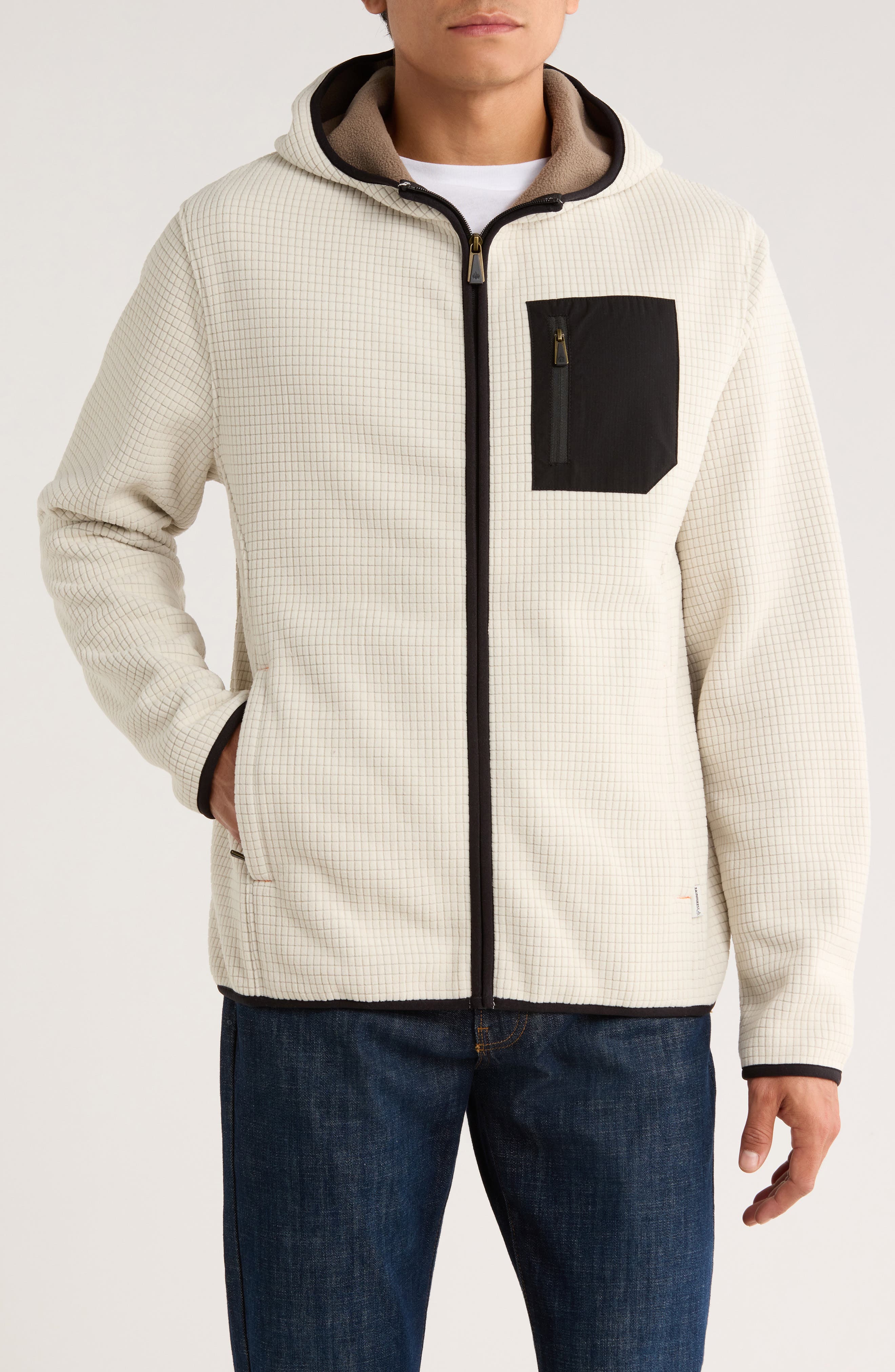 Alpine Texture Fleece Hoodie - image 5