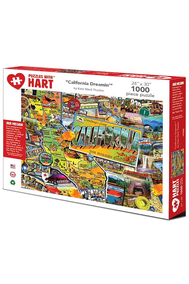 California Dreamin, 24 Inch  x 30 Inch 1000 Piece Puzzle, Main, color, Multicolored