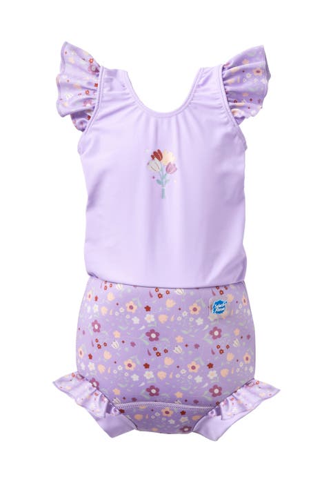 Happy Nappy Swimsuit with Reusable Swim Diaper (Baby)