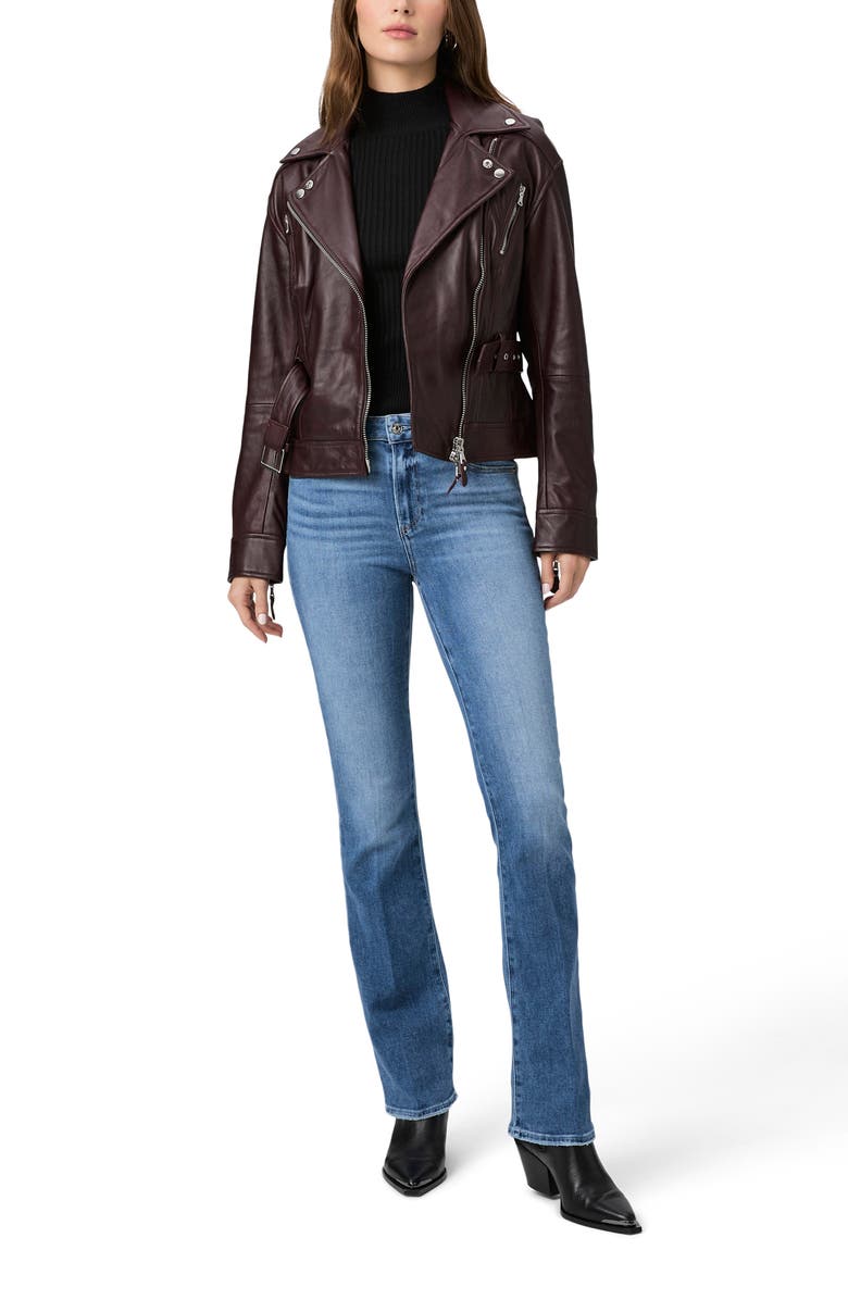 PAIGE Manhattan High Waist Bootcut Jeans, Alternate, color, 