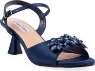 LADY COUTURE Liz Floral Crystal Sandal