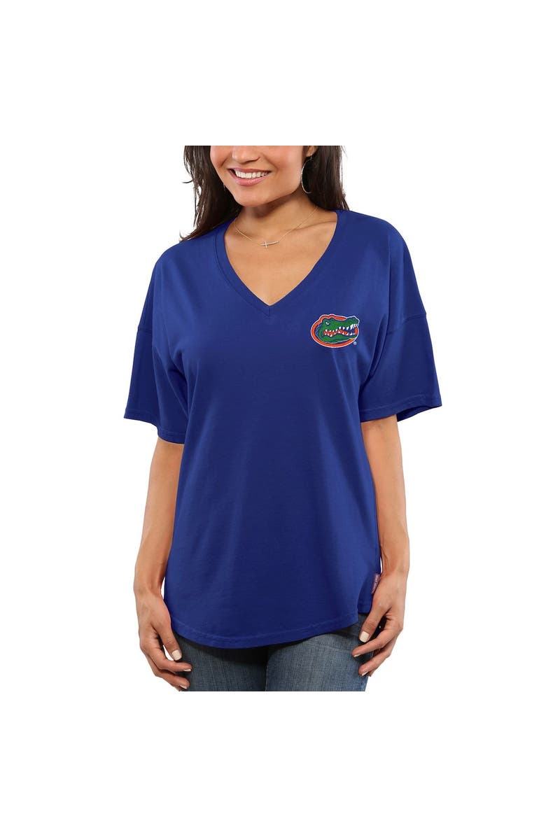 SPIRIT JERSEY Women's Royal Florida Gators Spirit Jersey Oversized T-Shirt, Alternate, color, 