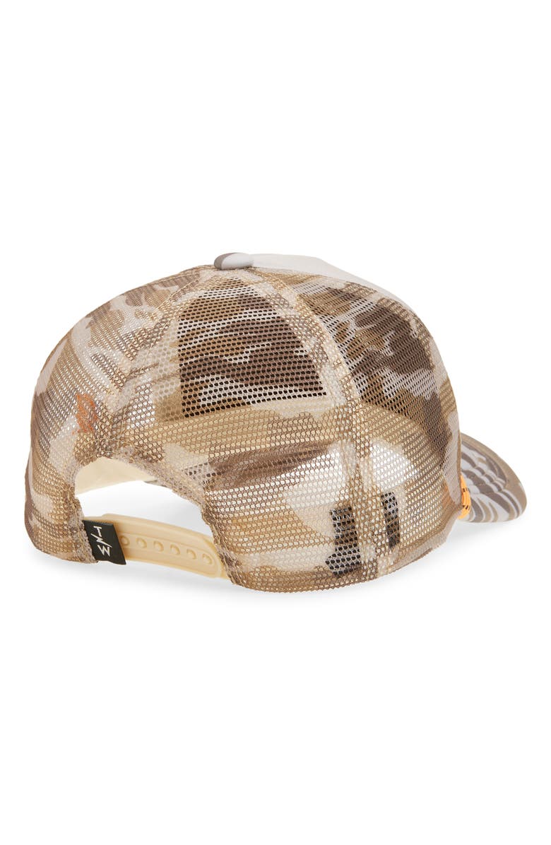 Tiny Whales Kids' Cool It Cowboy Trucker Hat, Alternate, color, Tan Camo