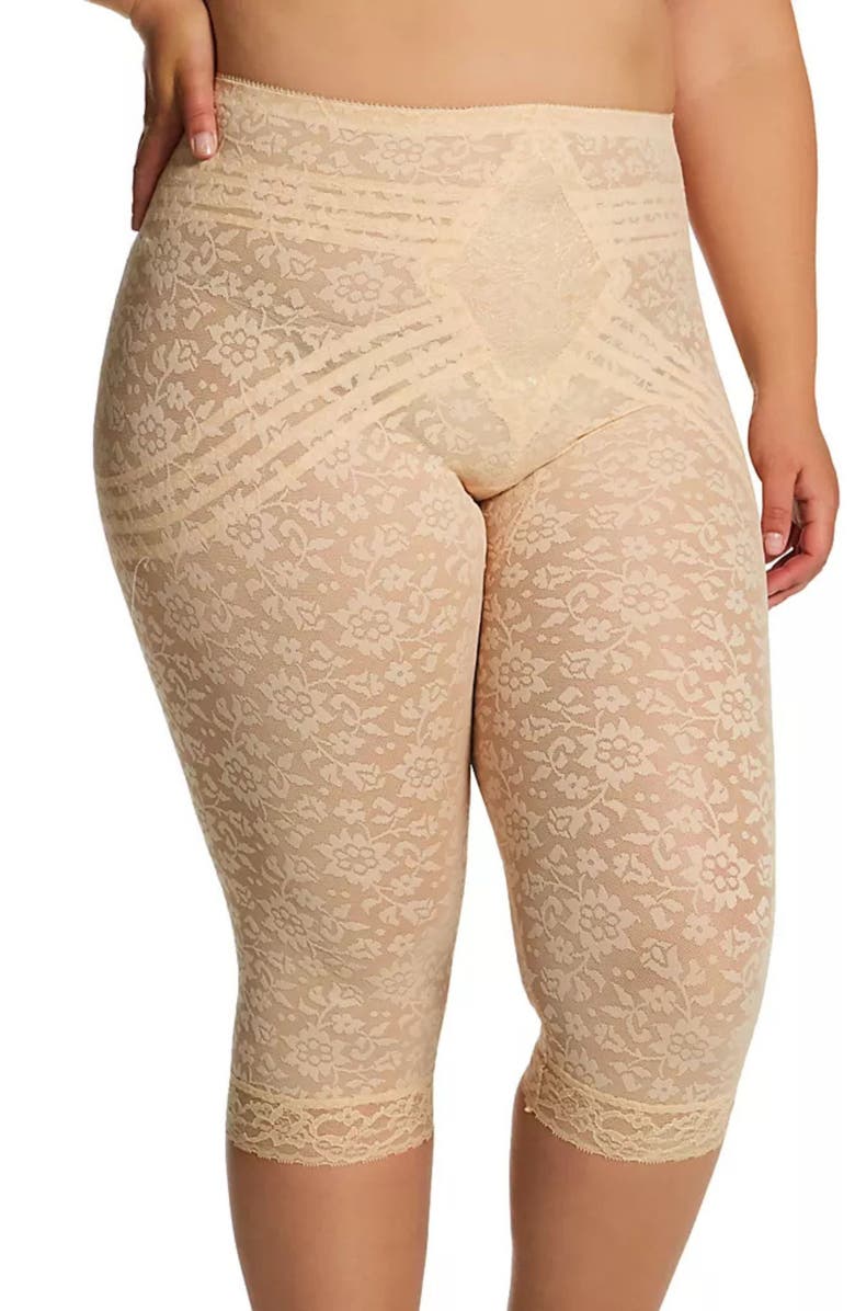Rago Extra Firm Leg Shaper Leggings, Alternate, color, Beige