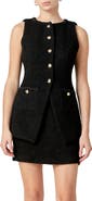 English Factory Long Tweed Vest
