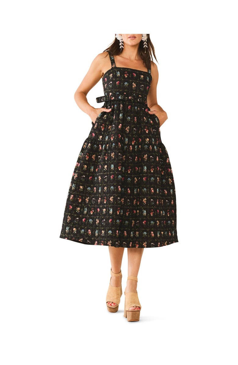 Eddy Willa Dress, Main, color, Quilted Florence Black Floral