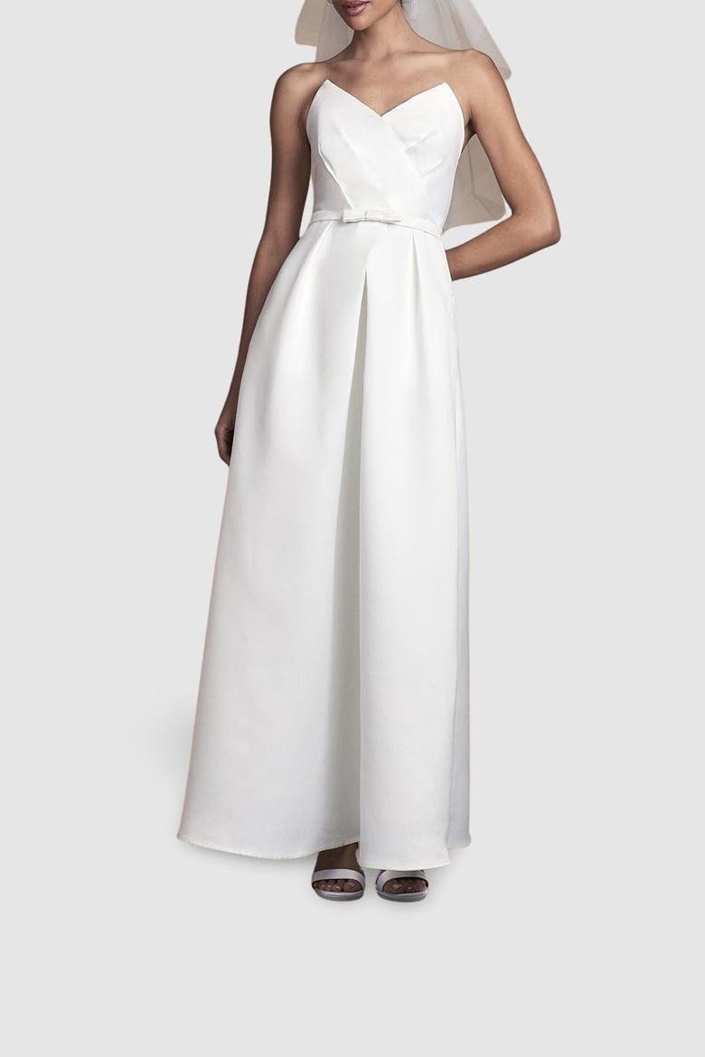 Sweetheart Wedding Dress, Alternate, color, Ivory