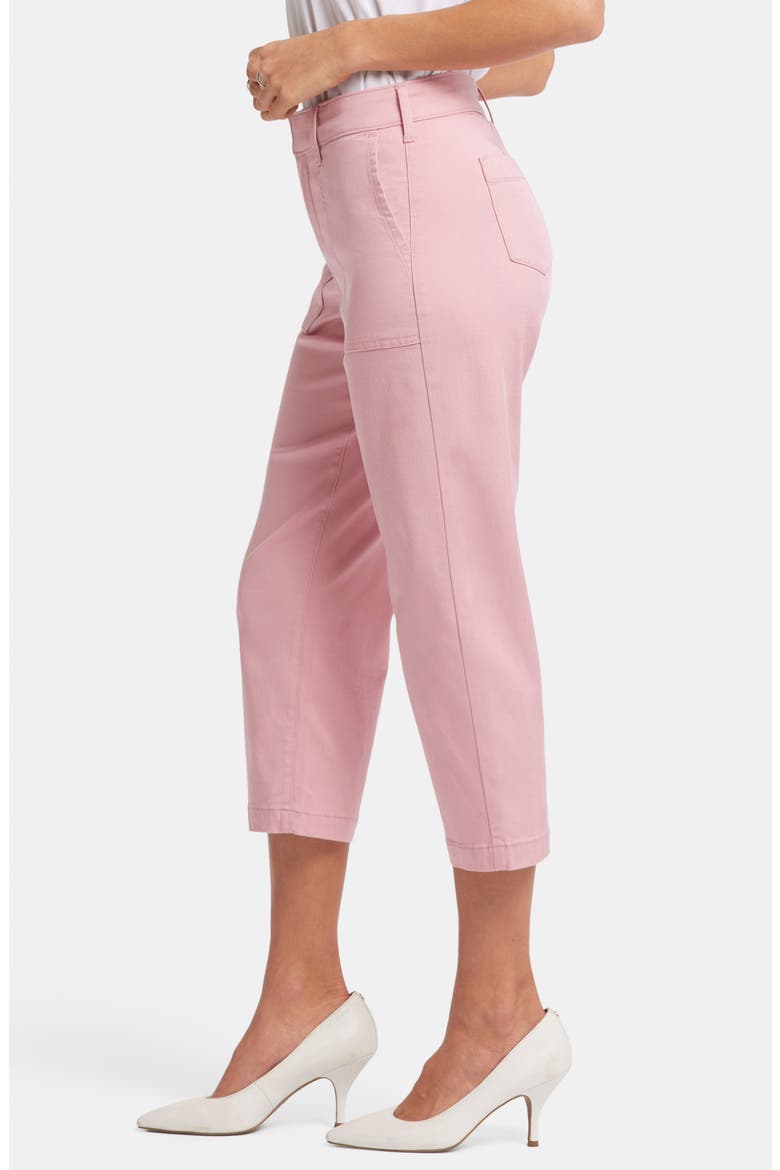 Utility High Waist Crop Pants, Alternate, color, COQUETTE