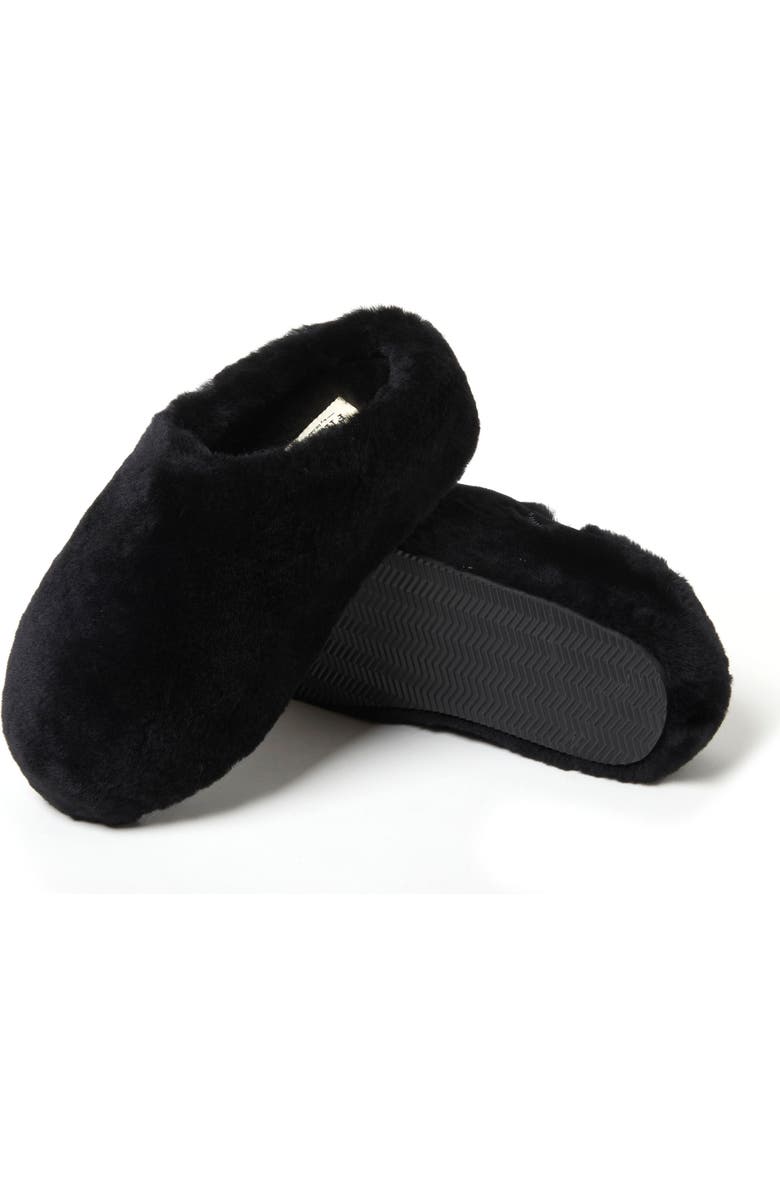 DEARFOAMS Fireside Maryboro Genuine Shearling Platform Fuzzy Clog Slipper, Alternate, color,