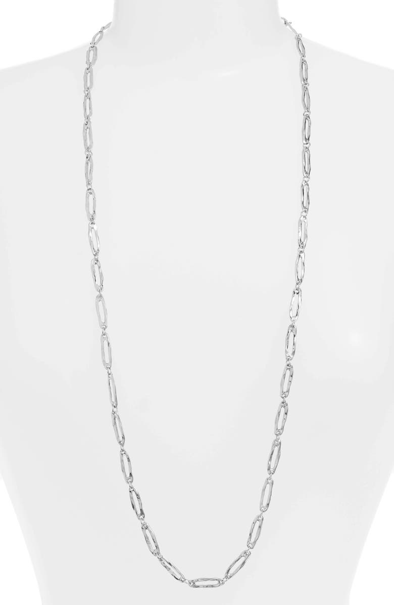 Karine Sultan Long Chain Necklace, Main, color, 