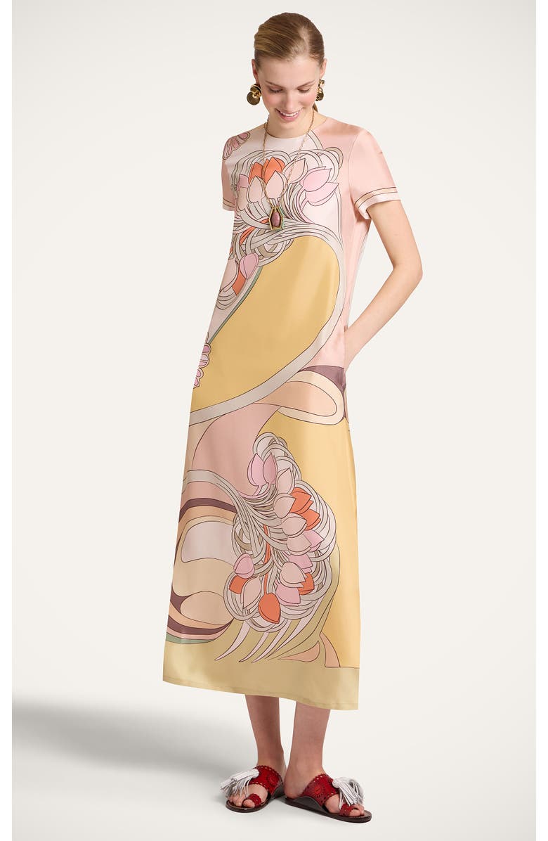 La DoubleJ Swing Dress, Main, color, Tulip Placée Pale Pink