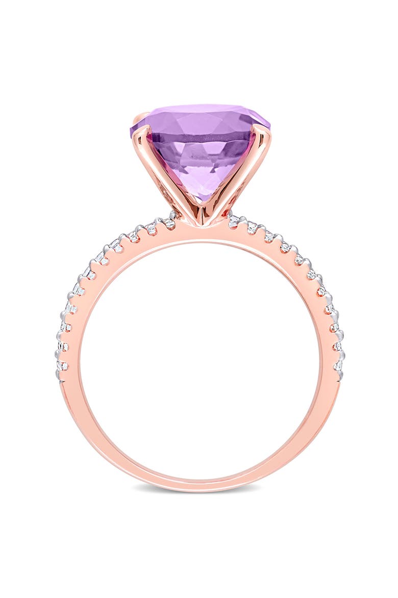 Amethyst & White Topaz Ring, Alternate, color, PURPLE