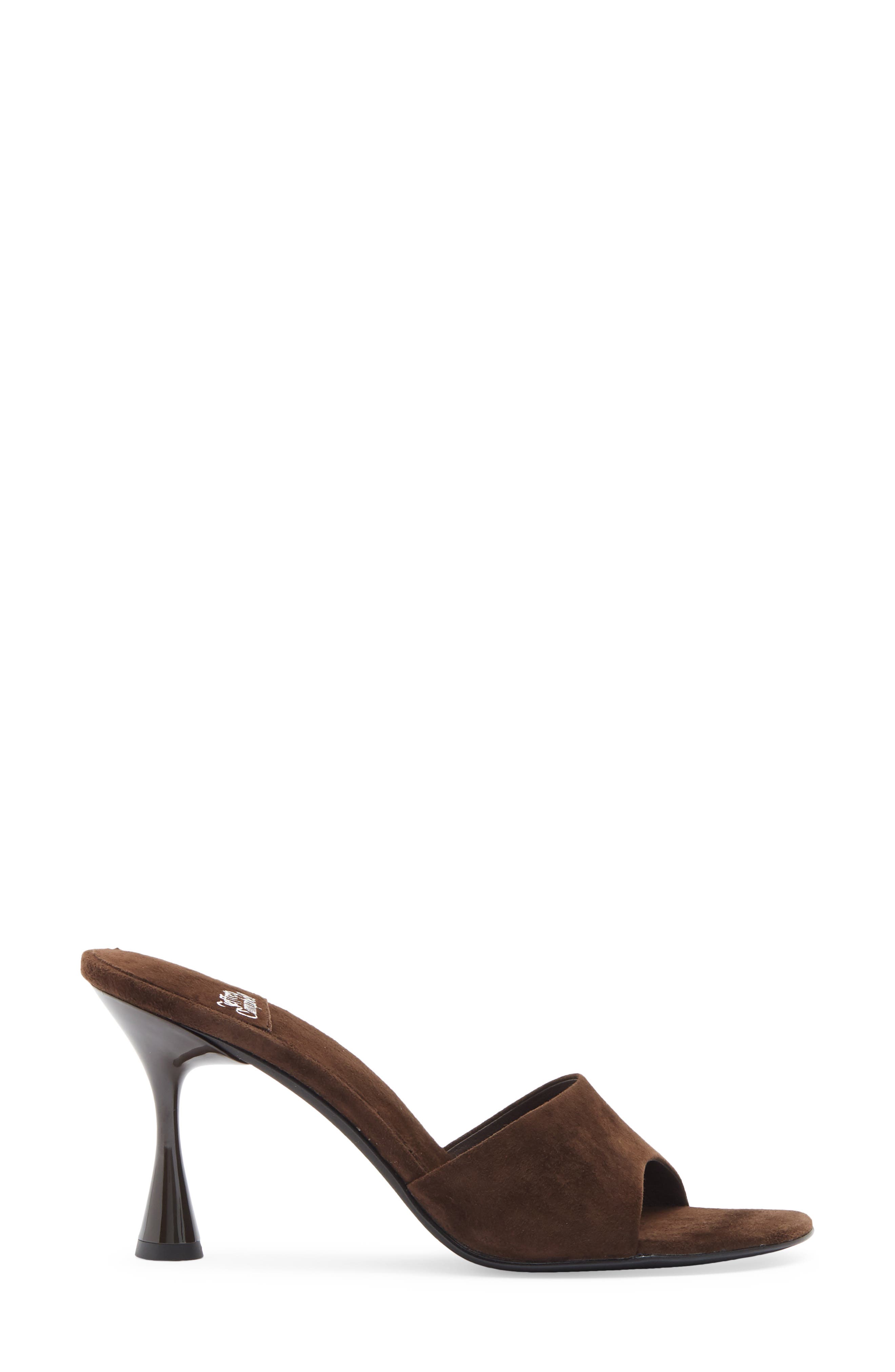 La-Nuit Sandal, Alternate, color, BROWN SUEDE