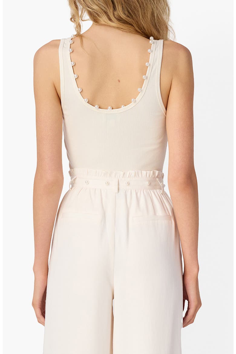 Perrie Faux Pearl Rib Tank, Alternate, color, CERAMIC