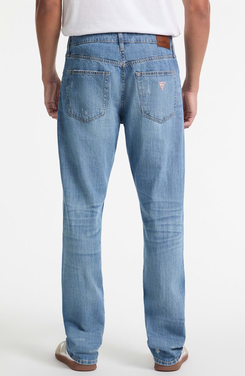 GUESS JEANS G16 Relaxed Straight Leg Jeans, Alternate, color, Light Blue