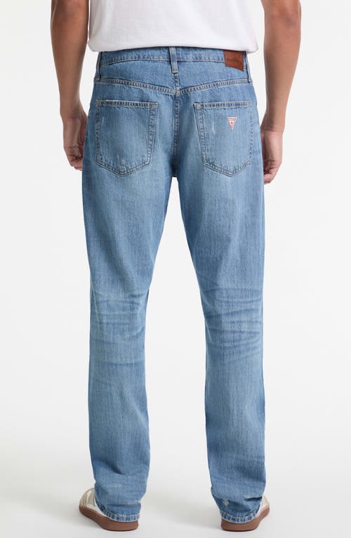Guess Jeans G16 Relaxed Straight Leg Jeans In Light Blue