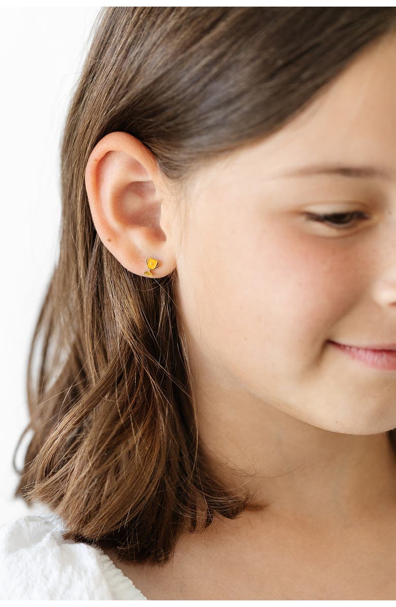 Pip Pop Trophy Stud Earrings, Alternate, color, Gold