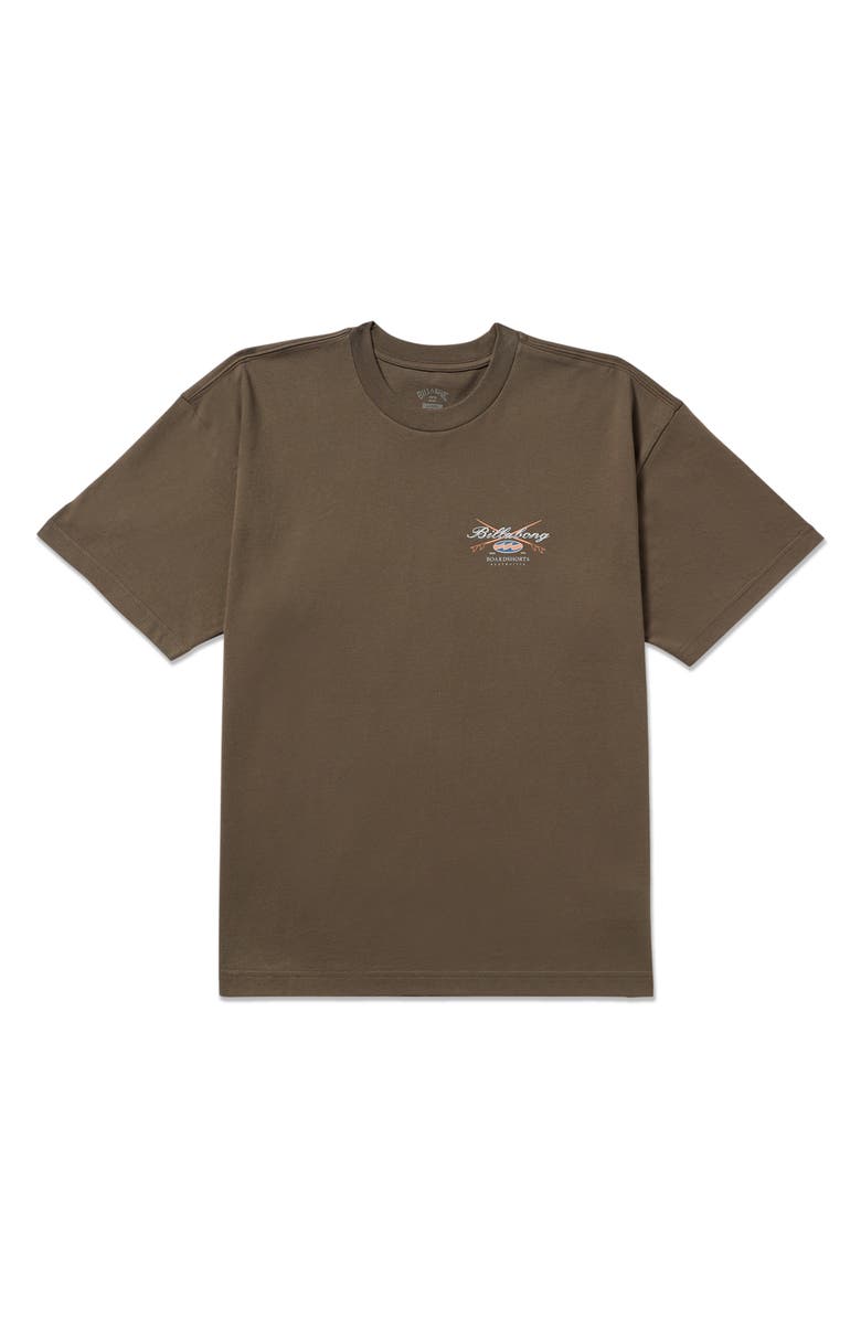 Billabong Crossboards Graphic T-Shirt, Alternate, color, Brown