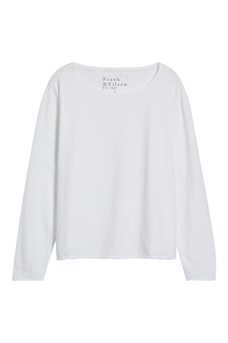 Ella Boatneck Top, Main, color, WHITE