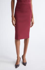 ST. JOHN Nina Knit Pencil Skirt