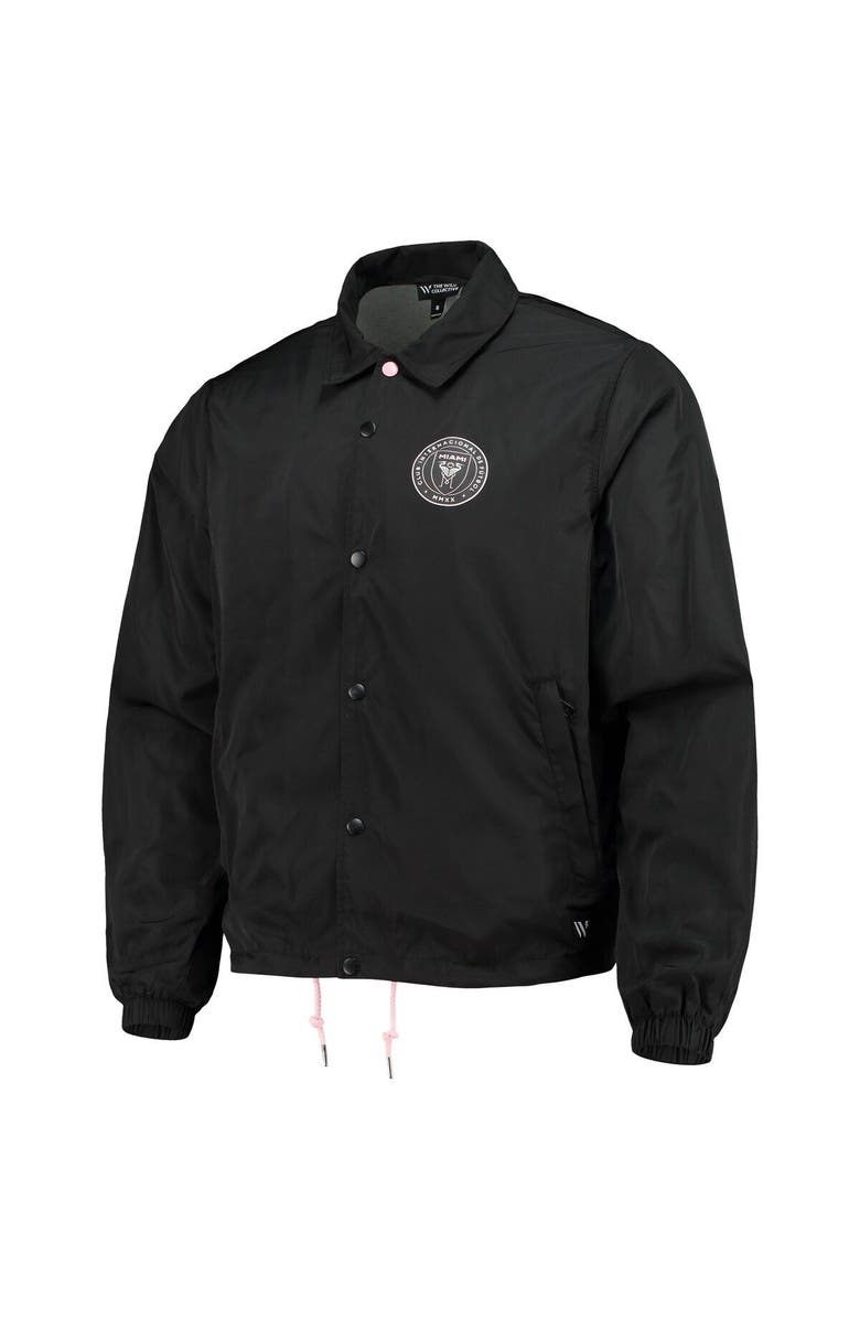 THE WILD COLLECTIVE Men's The Wild Collective Black Inter Miami CF Coaches Full-Snap Jacket, Alternate, color, 