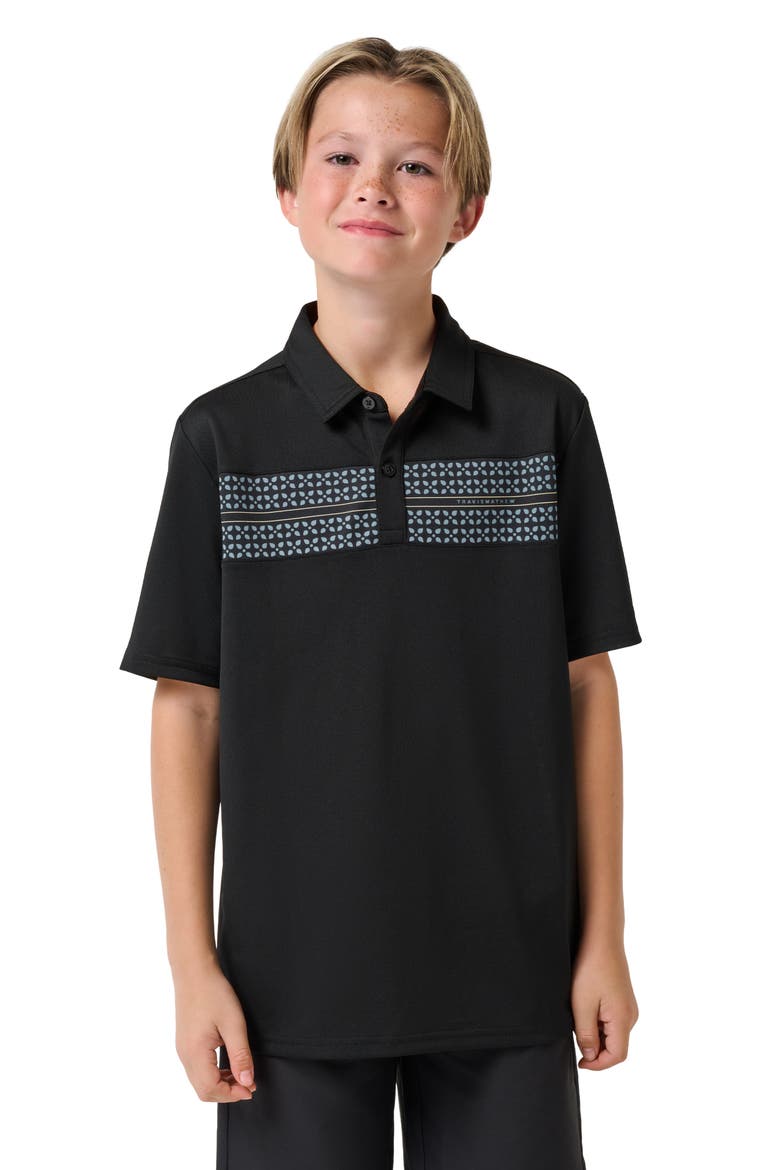 Kids' Y Good Good Seas Polo, Alternate, color, BLACK