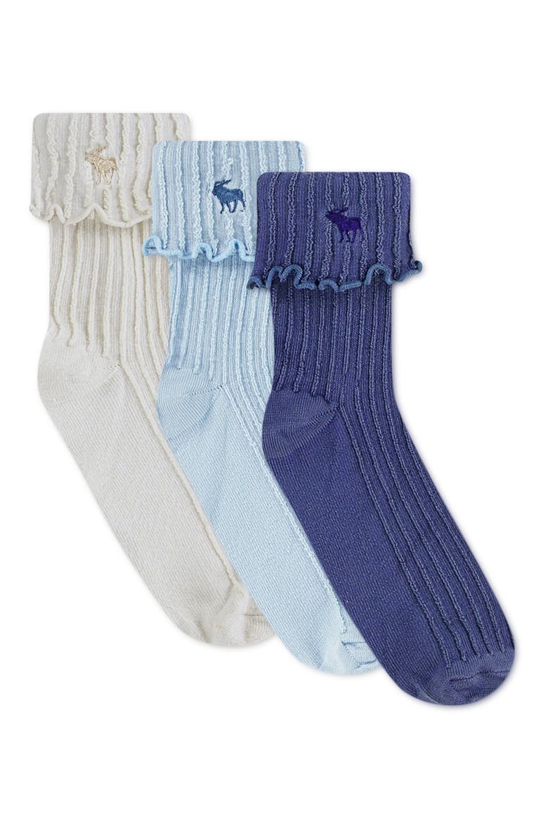 Kids' Assorted 3-Pack Crew Socks, Alternate, color, J82ANF OAT