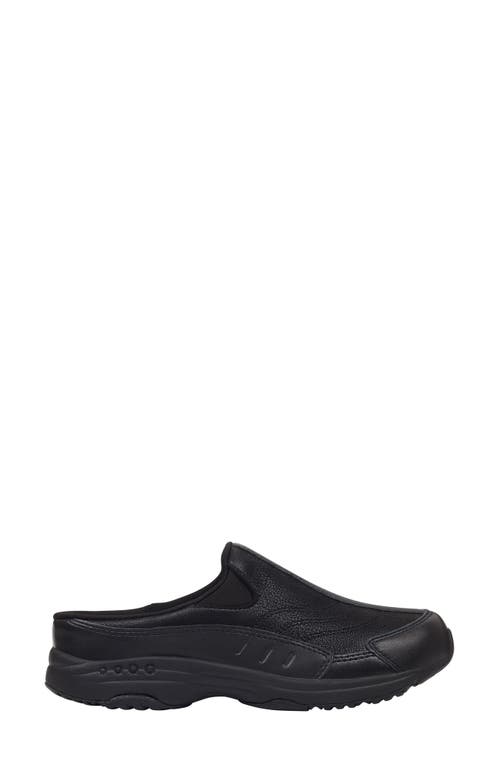 Easy Spirit Traveltime Clog Sneaker In Black