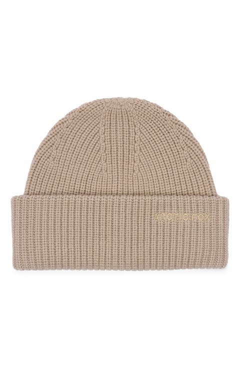 The Embroidered Merino Wool Beanie